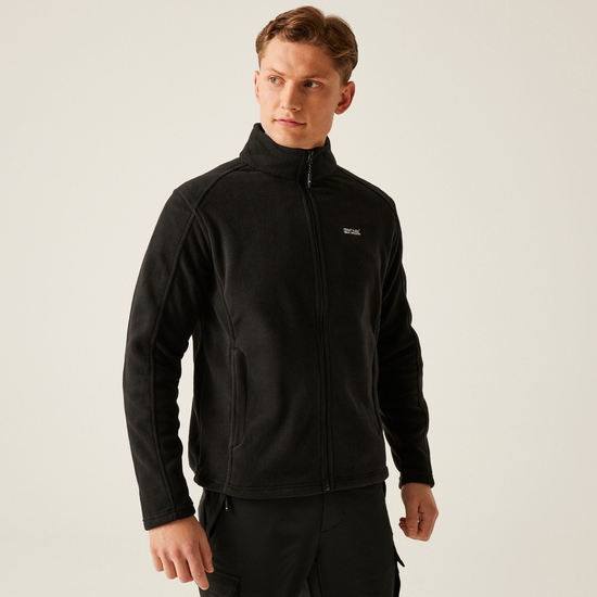 Men's Hedman II Heavyweight Full Zip Fleece | Black Black
