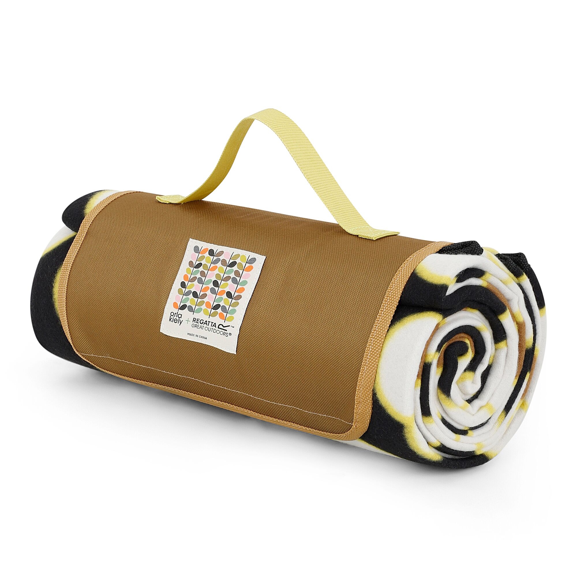Orla Kiely Printed Picnic Blanket | Spinning Flower Navy
