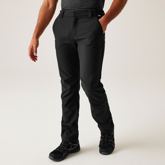 Men's Fenton Softshell Walking Trousers | Black