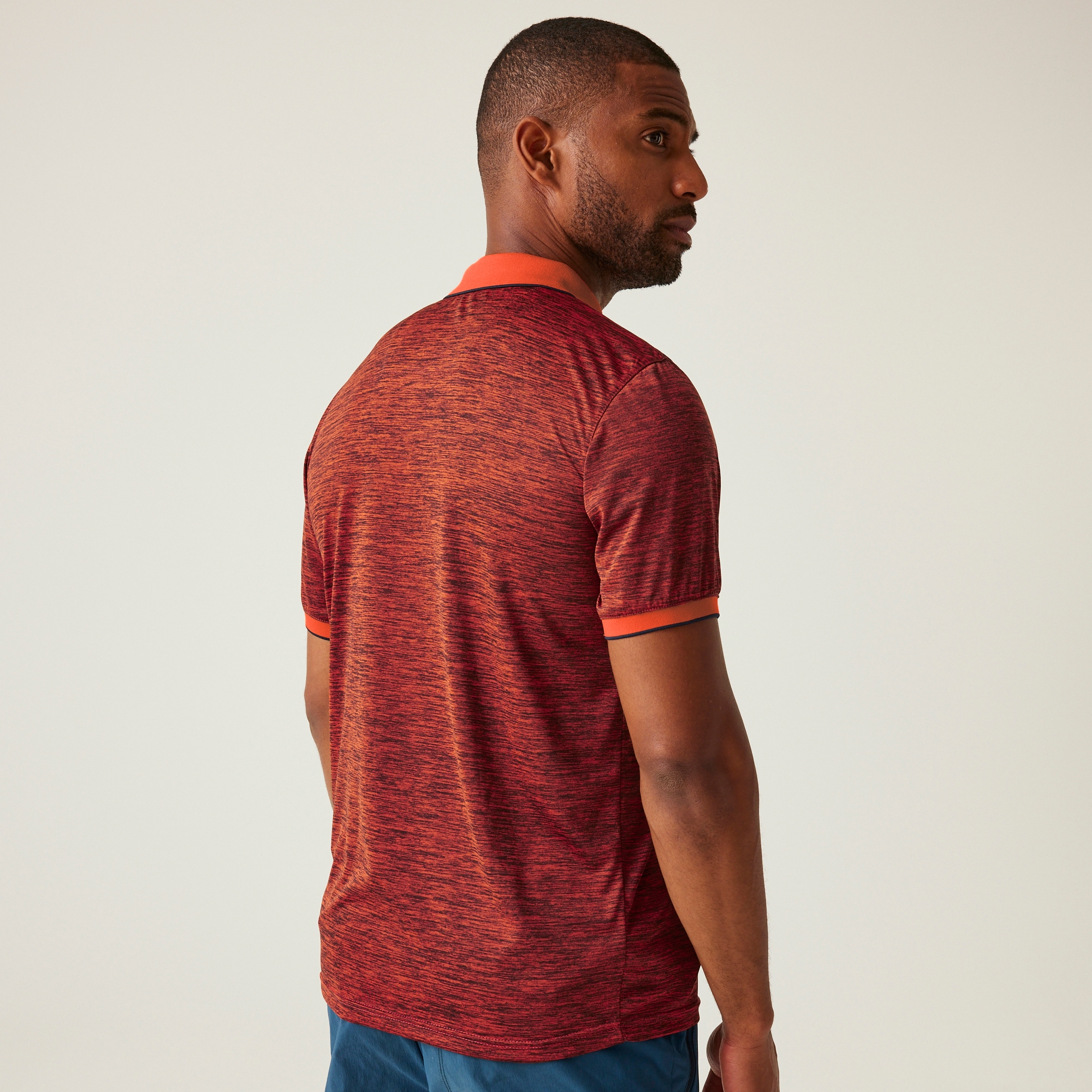 Men's Remex II Jersey Polo Shirt | Tangerine Tango