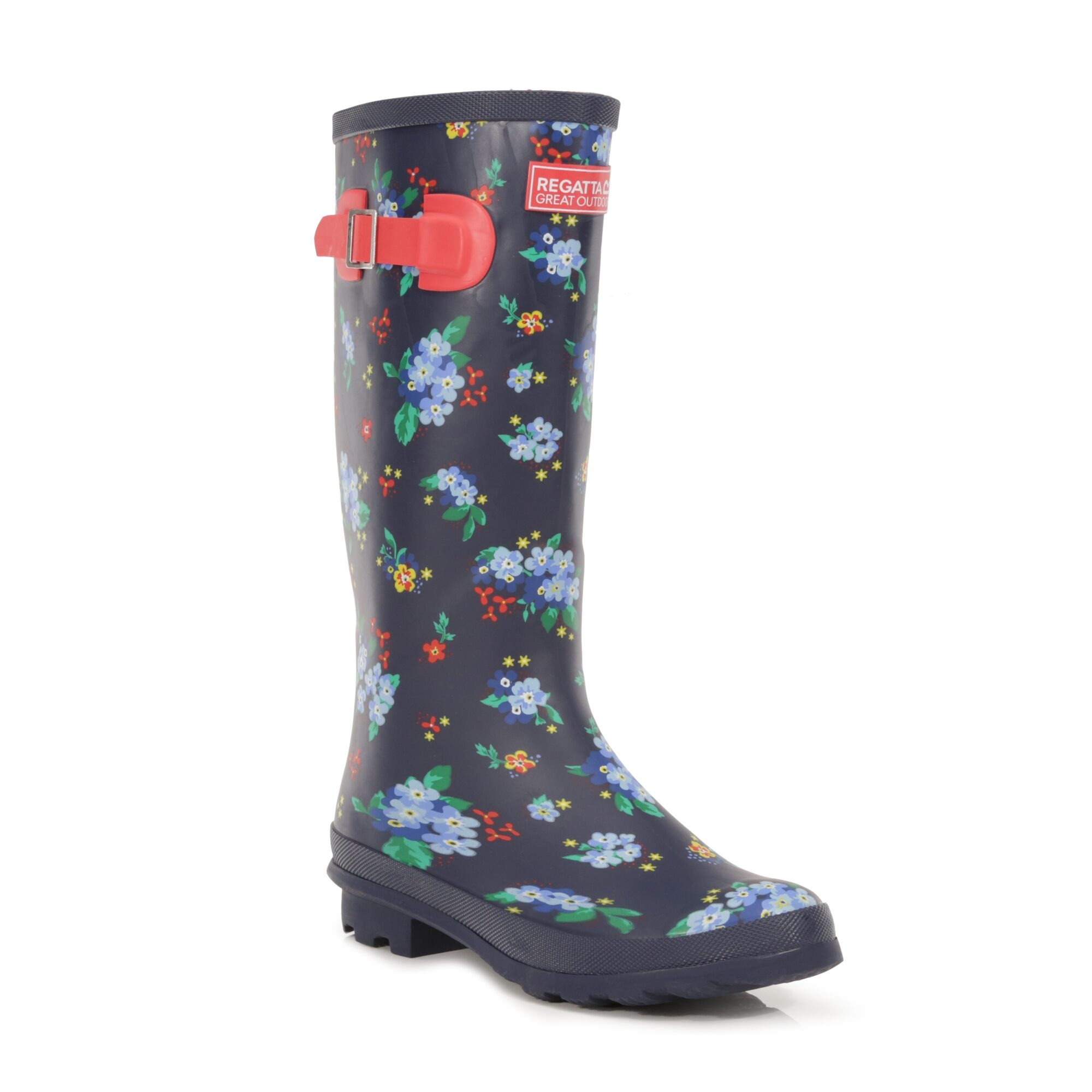 Women's Fairweather II Wellies | Navy Rebel Red