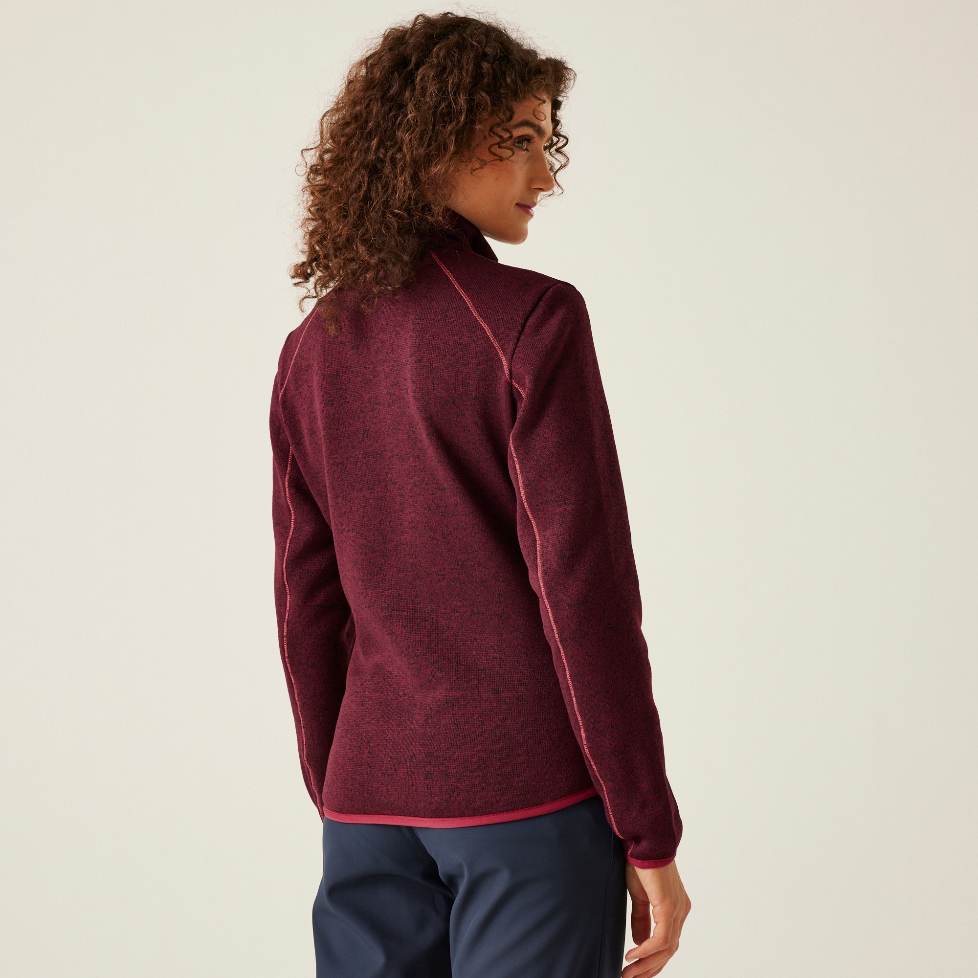 Women's Newhill Full Zip Fleece | Burgundy Rumba Red