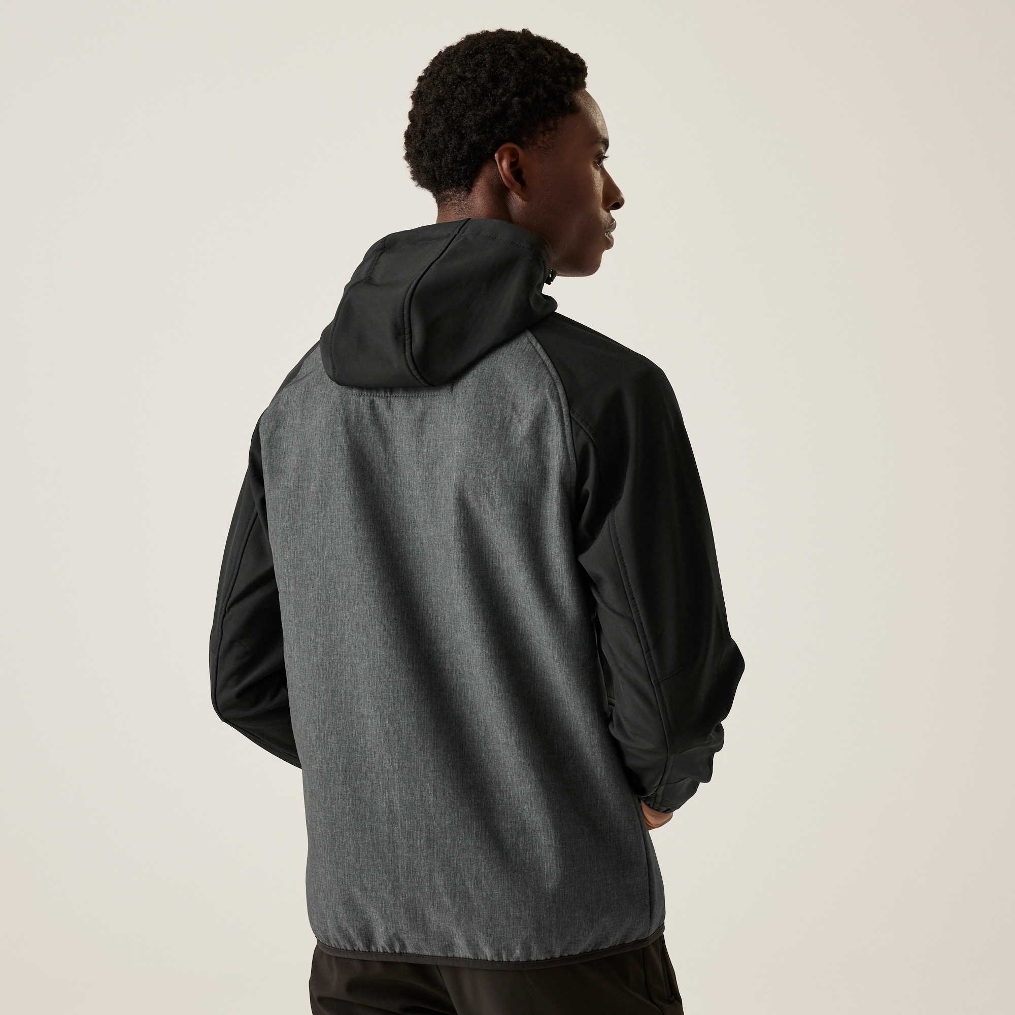 Men's Arec III Softshell Jacket | Ash Marl Black