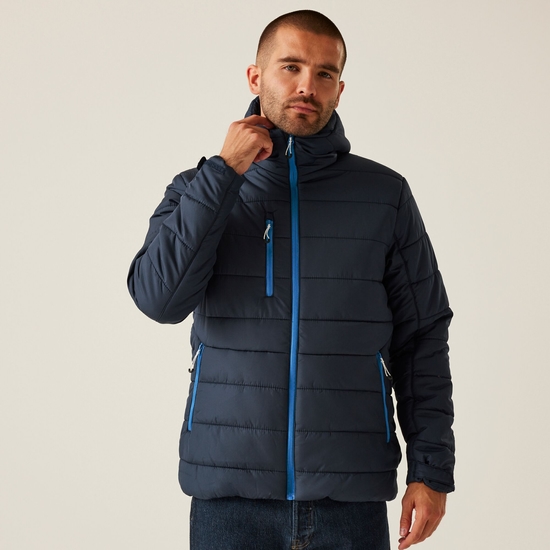 Men's Navigate Thermal Jacket | Navy French Blue