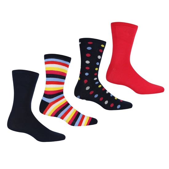 Womens 4 Pack Lifestyle Sock | Navy Duchess