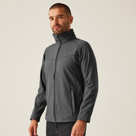 Men's Uproar Softshell Jacket | Seal Grey