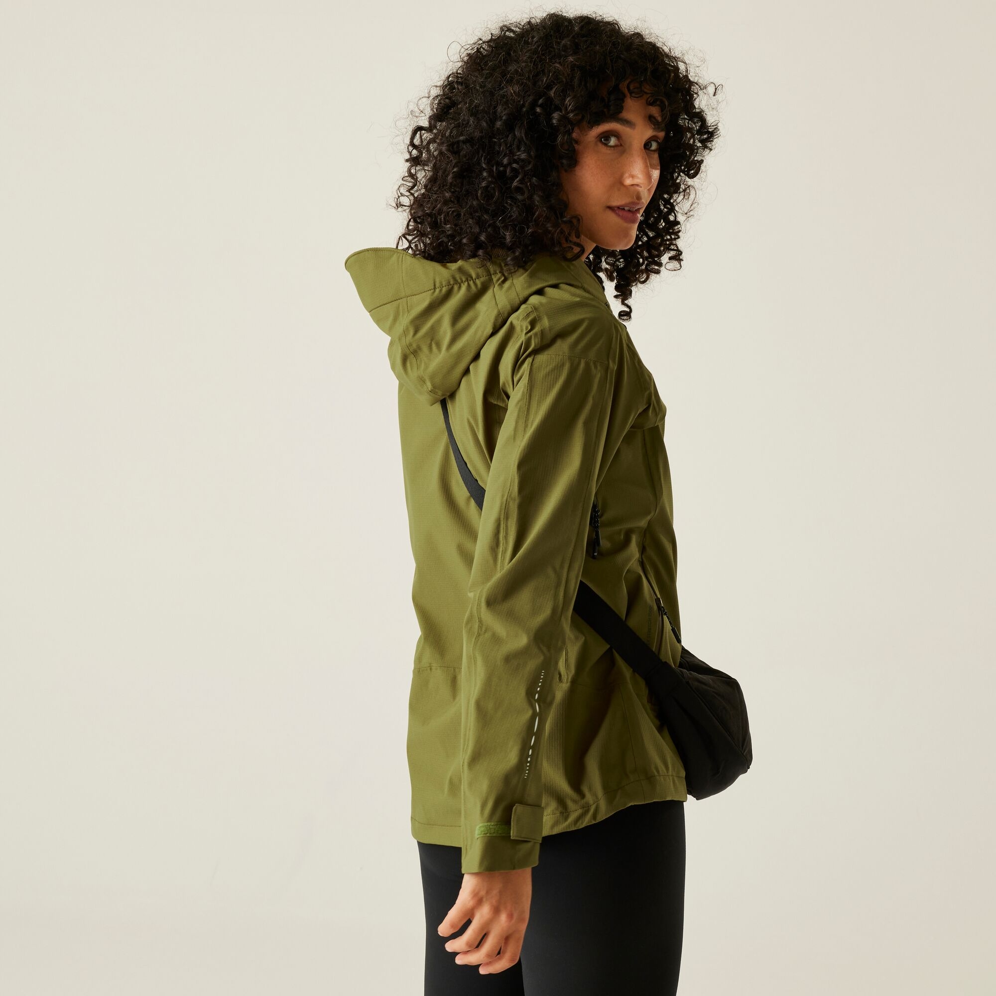 Women's Okara Waterproof Jacket | Nephrite Green Camo Green