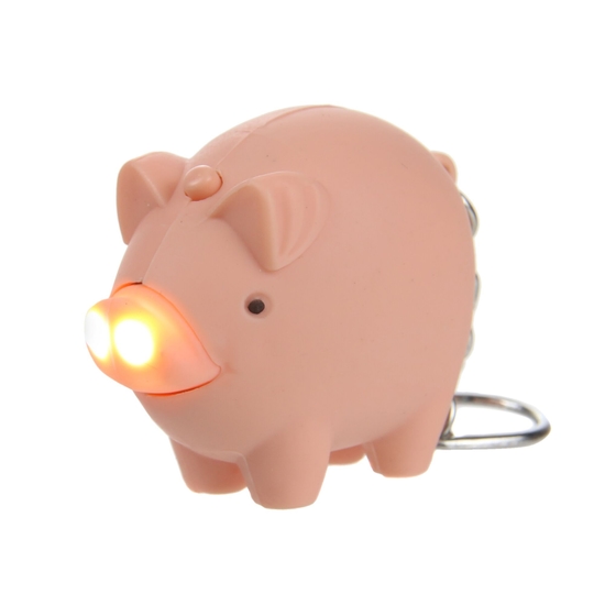 Animal Torch Keyring | Pig