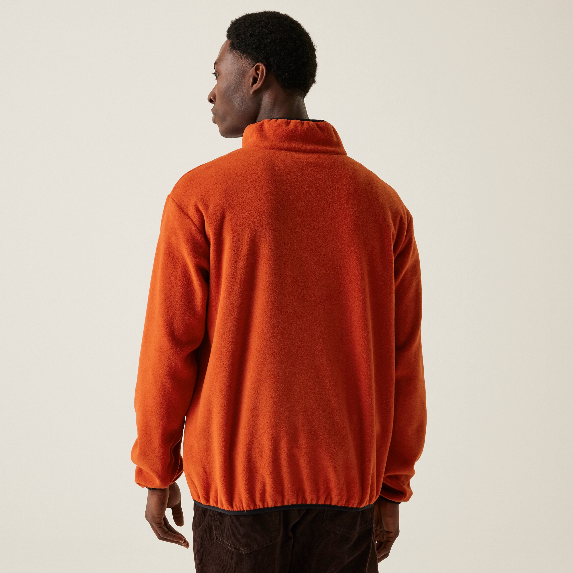Men's Frankie Half Zip Fleece | Red Ochre