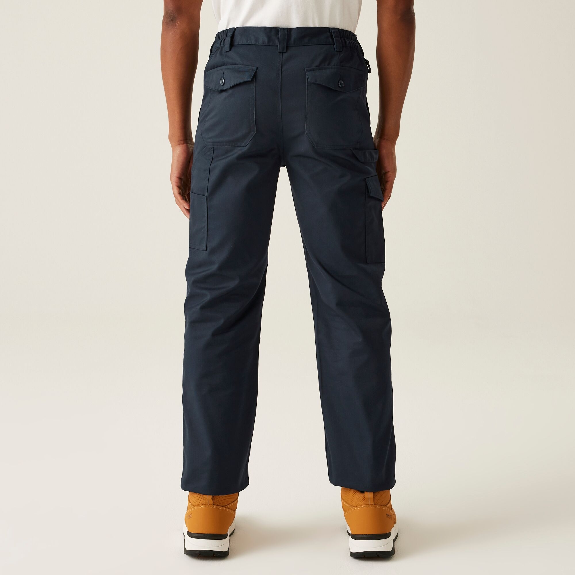 Men's Cargo Work Trousers | Navy