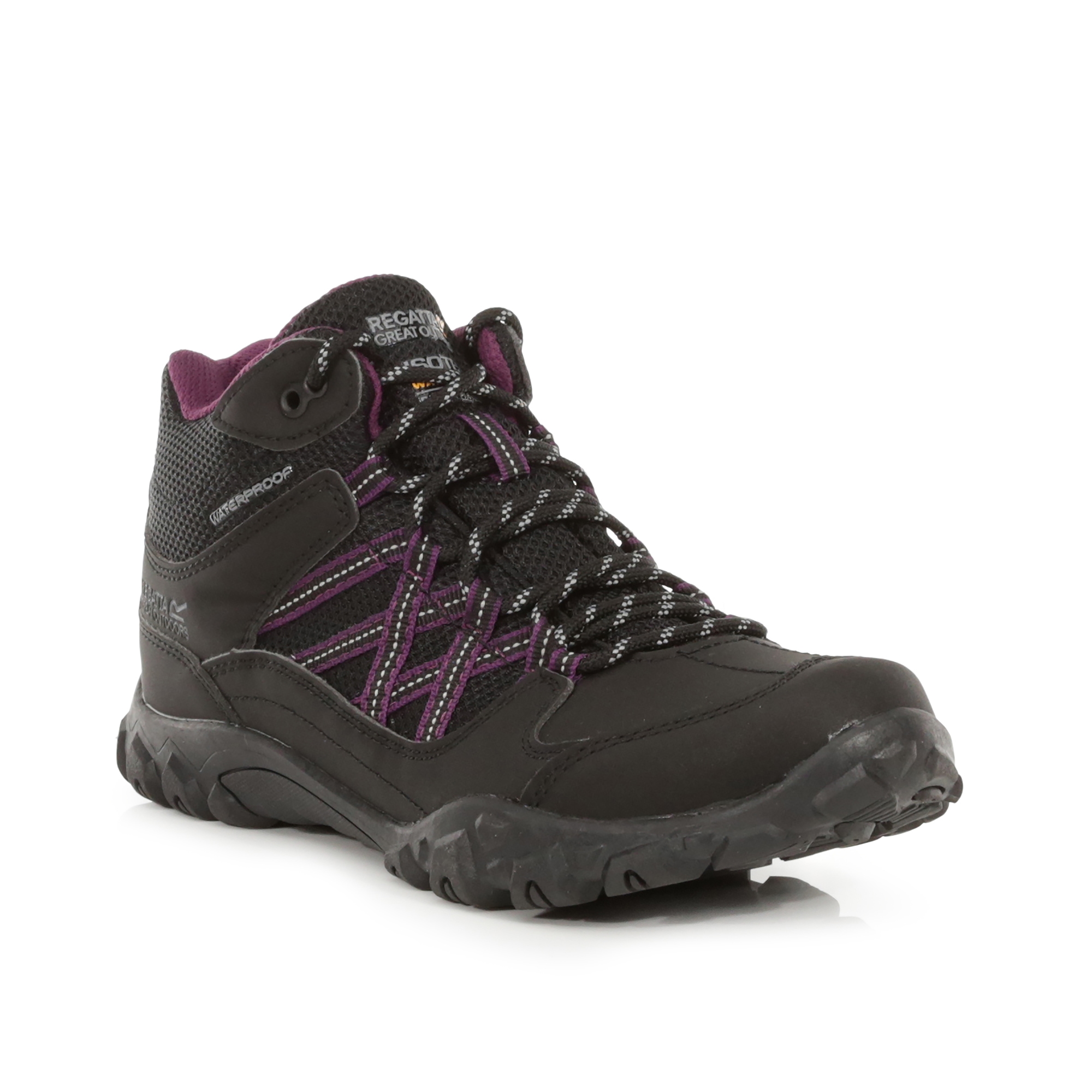 Women's Edgepoint Waterproof Mid Walking Boots | Black Prune