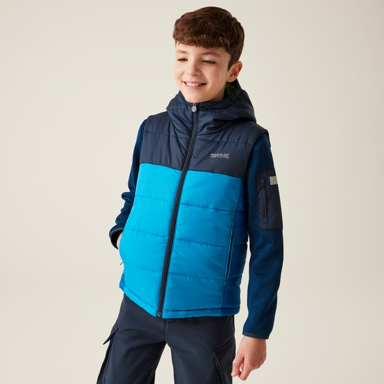 Kids' Lofthouse II Heavyweight Gilet | Navy Hydro Blue