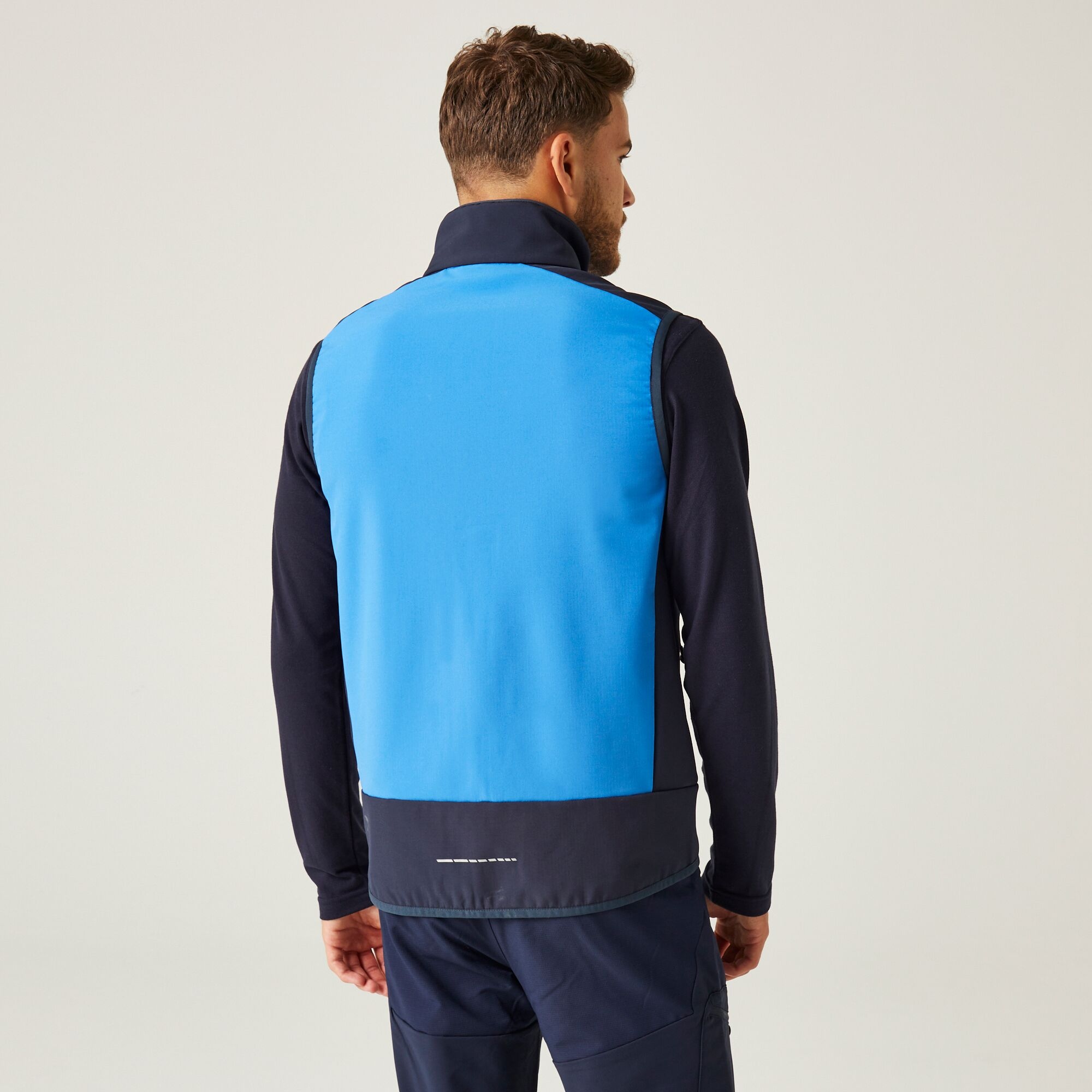 Men's E-Volve 2 Layer Softshell Bodywarmer | Strong Blue Navy