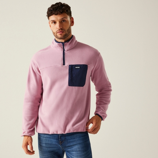 Men's Frankie Half Zip Fleece | Lilas Navy
