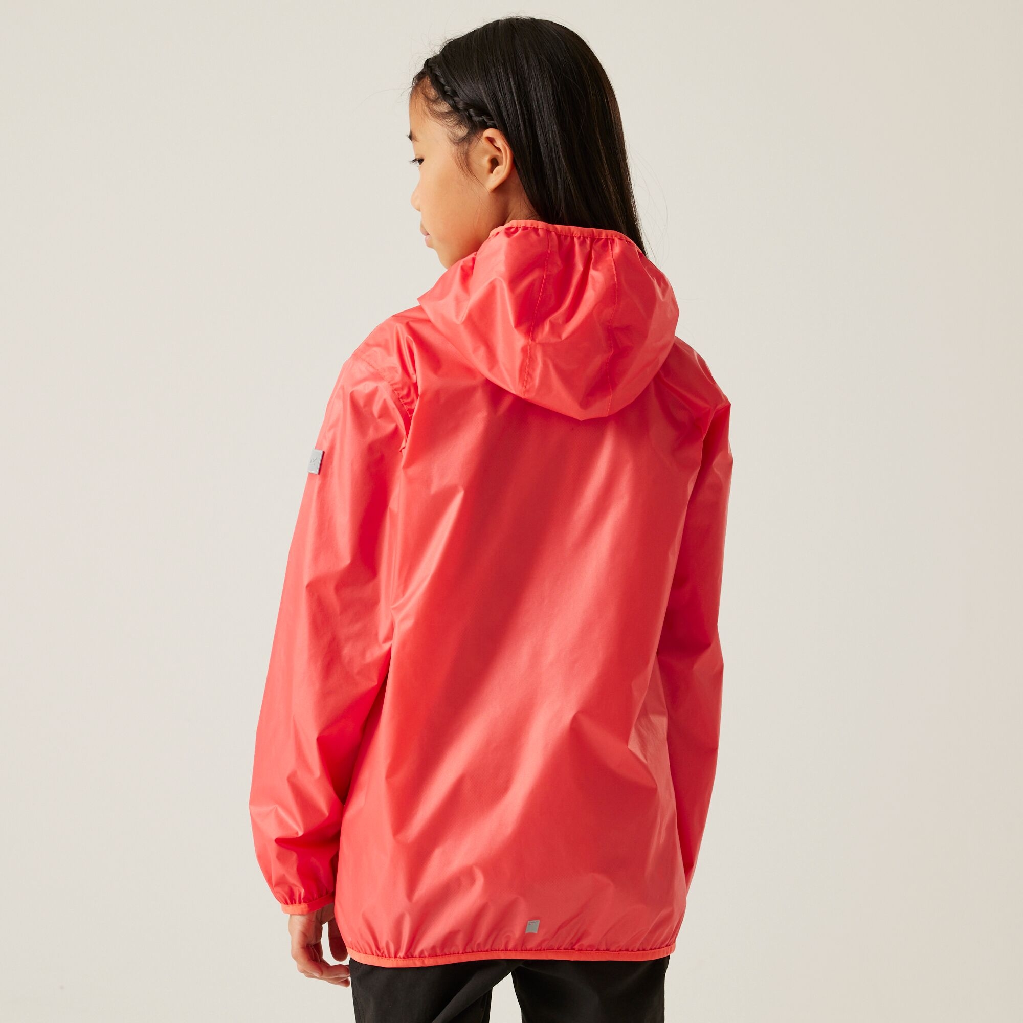 Kids' Lever II Waterproof Packaway Jacket | Peach Bloom