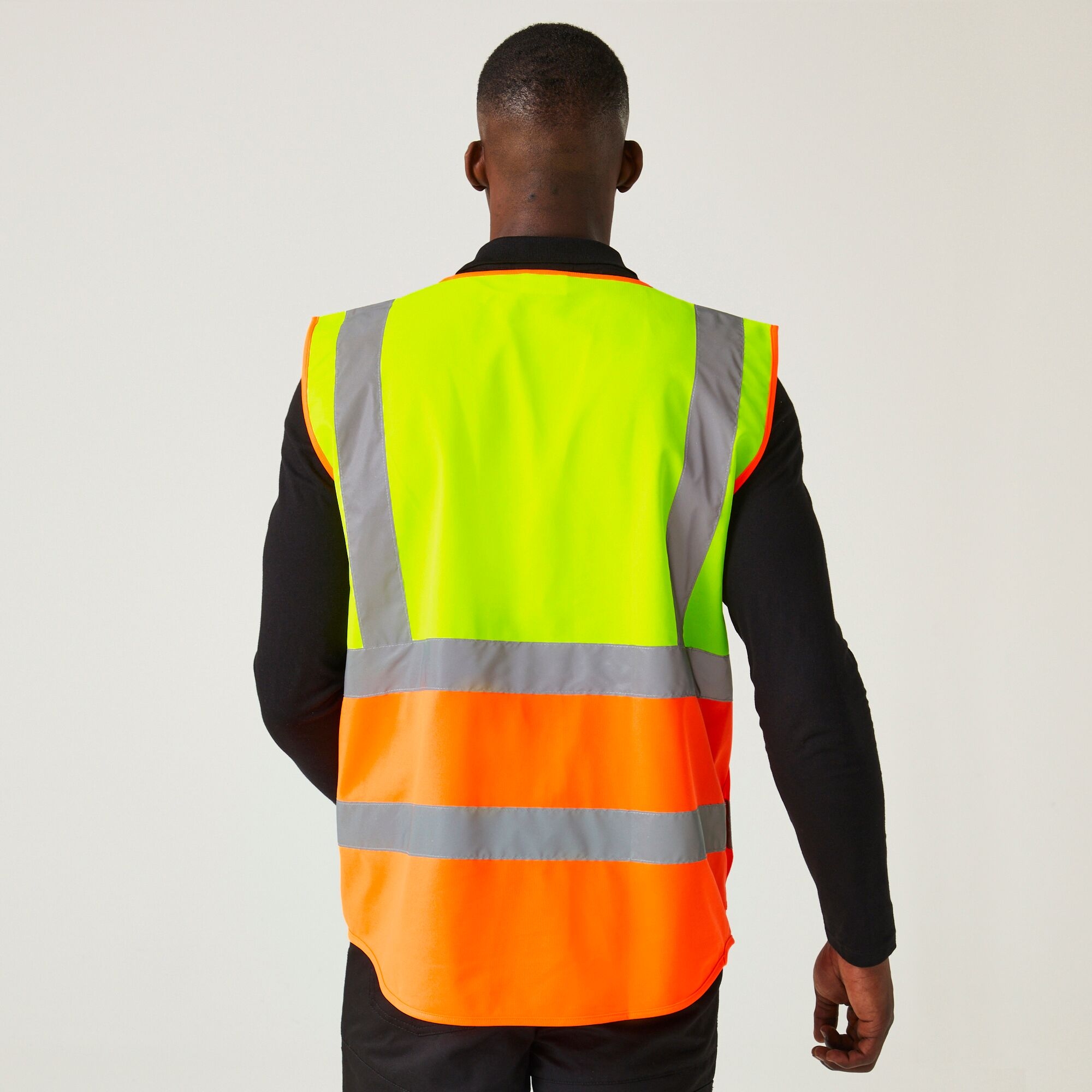 Men's Pro HI-VIS Executive Vest | Yellow Orange