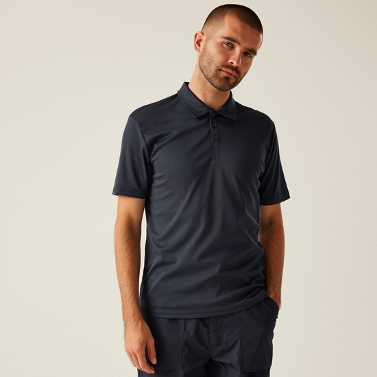 Men's Honestly Made 100% Recycled Polo Shirt | Navy