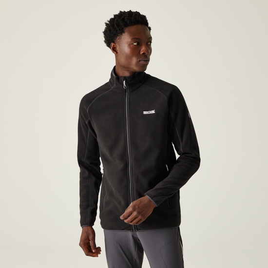 Men's Hadfield Full Zip Fleece | Black