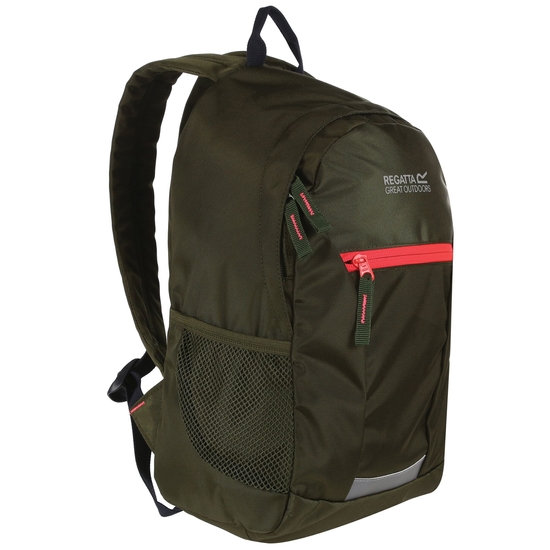 Kids' Jaxon Ill 10L Rucksack | Cypress Green Diva Pink