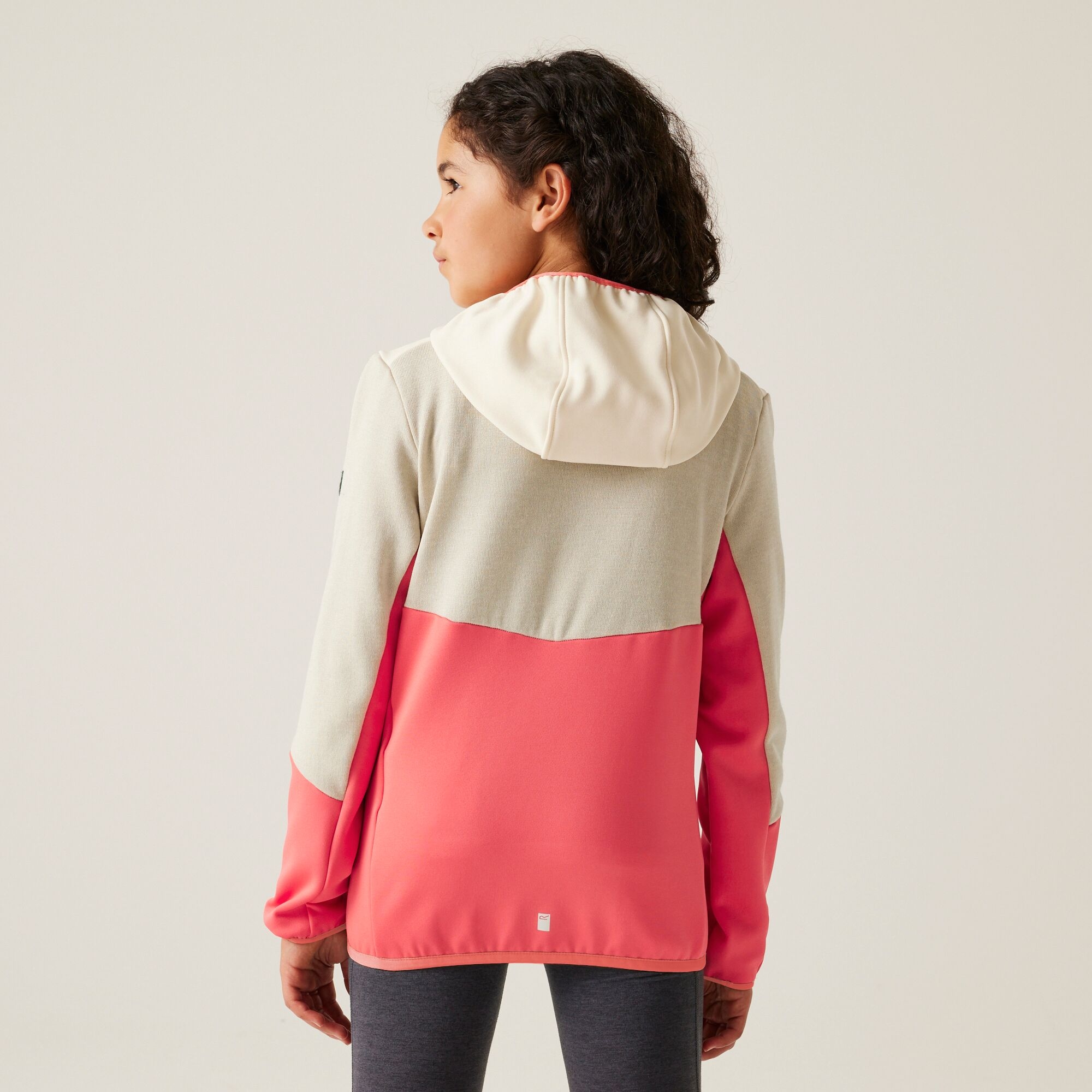 Kids' Dissolver X Full Zip Fleece | Peach Bloom Light Vanilla
