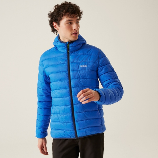 Men's Hooded Marizion Padded Jacket | Olympian Blue Green Flash