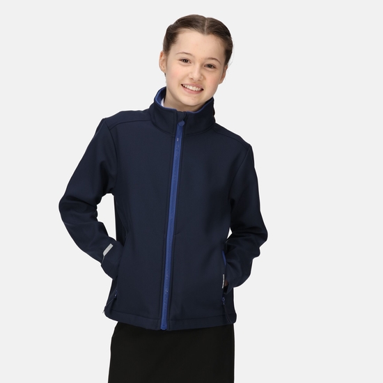Kids' Ablaze 2-Layer Softshell | Navy New Royal
