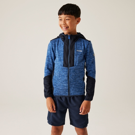 Kids' Dissolver X Full Zip Fleece | Olympian Blue Navy