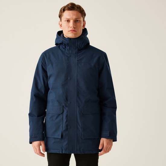 Men's Ezdale Waterproof Insulated Jacket | Navy Marl Navy