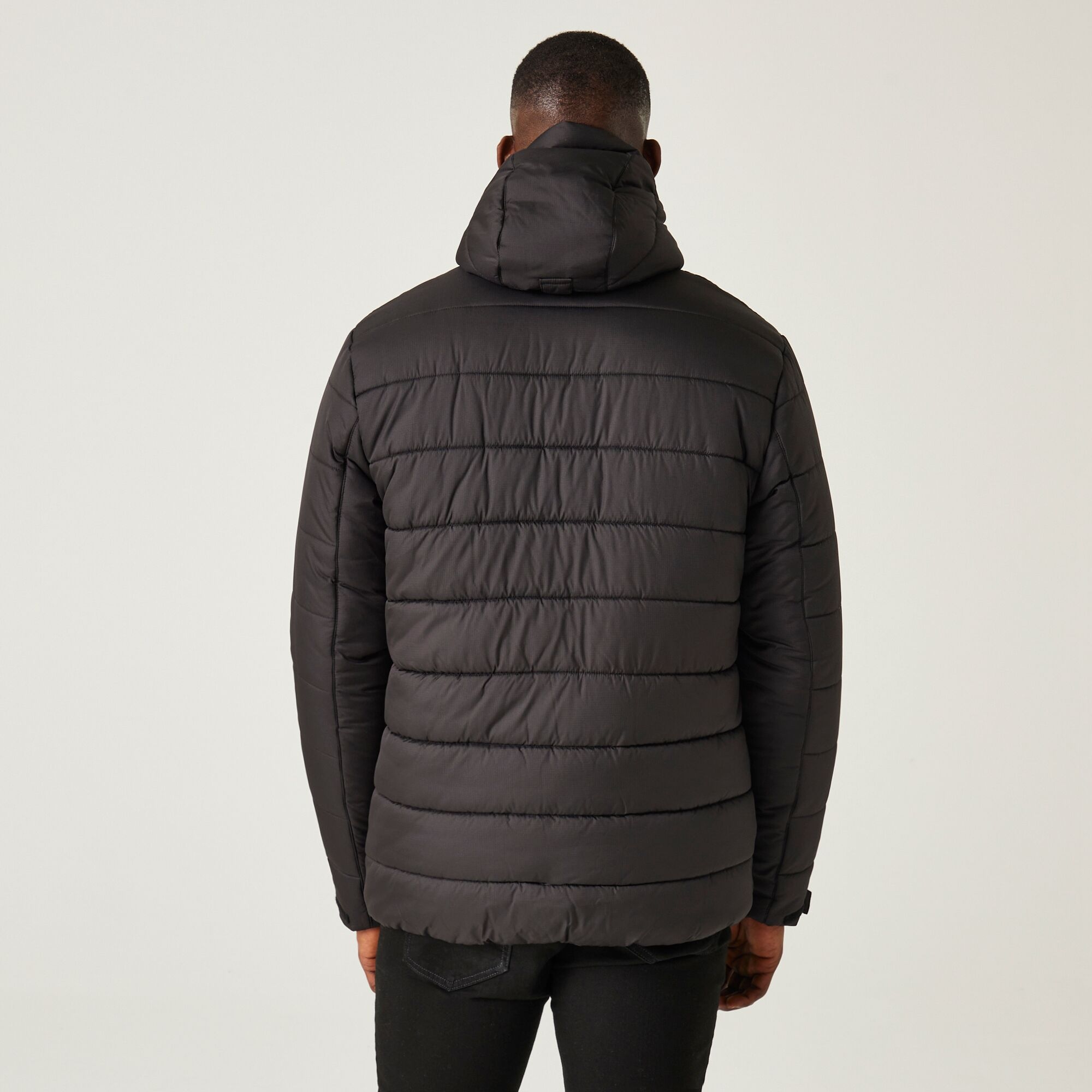 Men's Navigate Thermal Jacket | Black Orange Pop