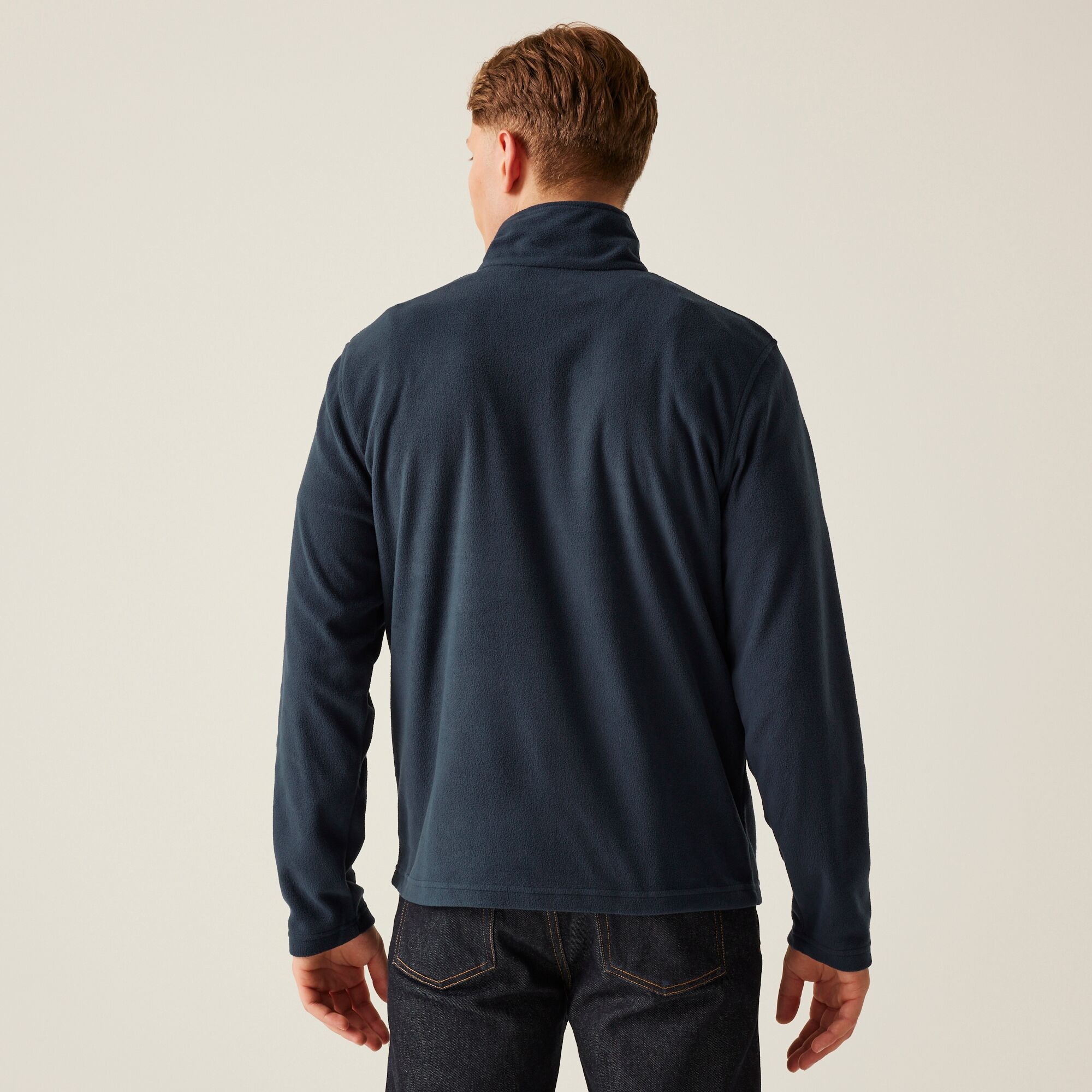Men's Micro Lightweight Half Zip Fleece | Dark Navy