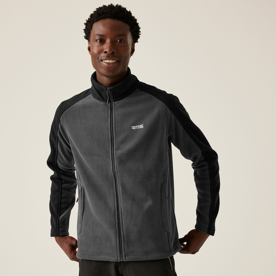 Men's Hedman II Heavyweight Full Zip Fleece | Iron Black