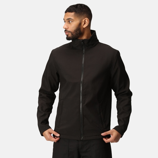 Men's Ablaze Printable Softshell Jacket | Black