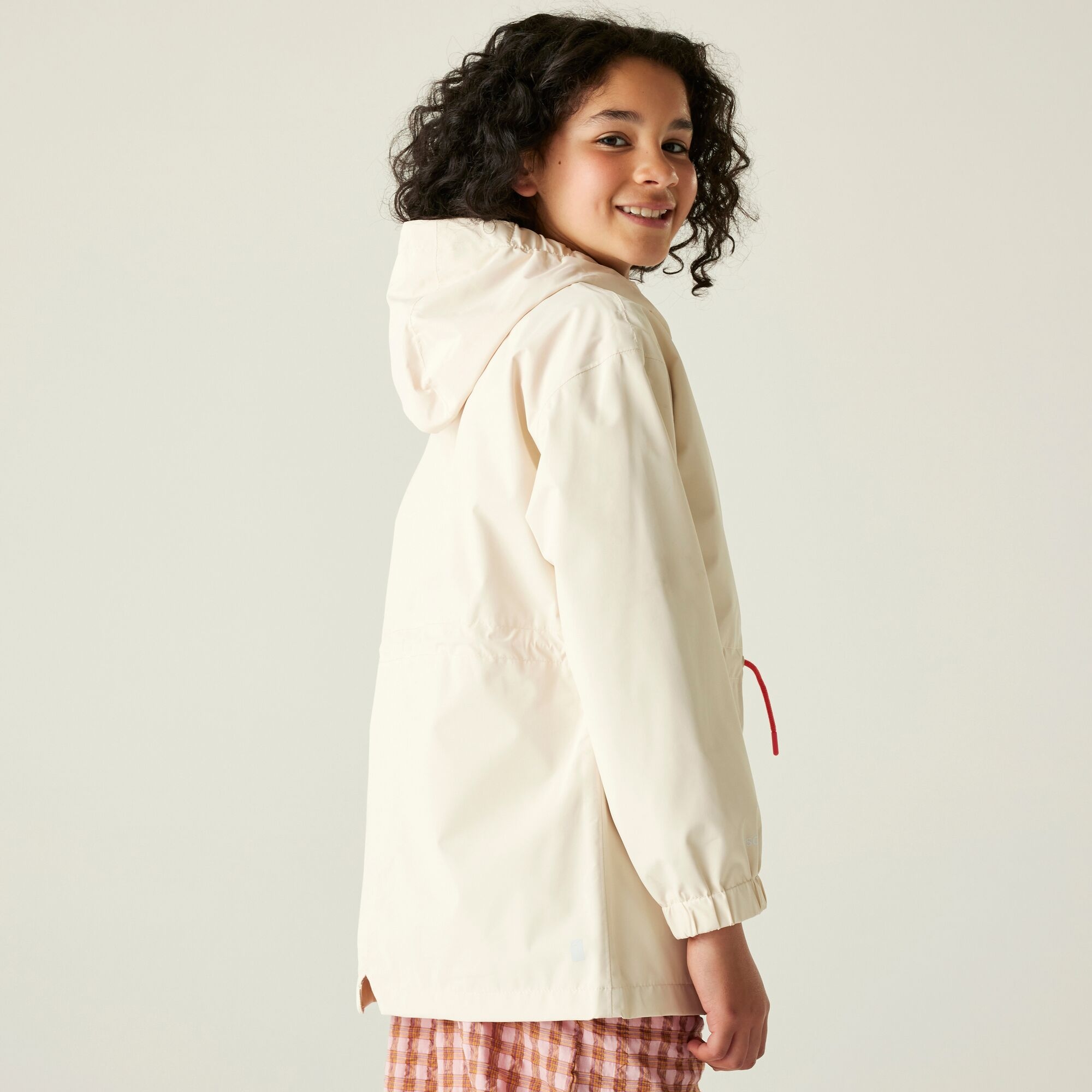 Kids' Ballina Waterpoof Jacket | Light Vanilla Peach Bloomn White Stripe