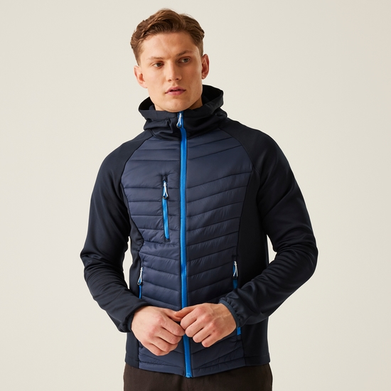 Men's Navigate Hybrid Jacket | Navy French Blue