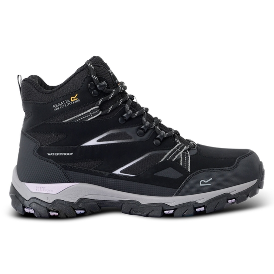 Women's Holcombe III Walking Boots | Black Purple Sage