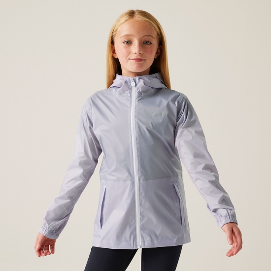Kids' Pack It Waterproof Packaway Jacket | Lilac Thistle Lilac Hint