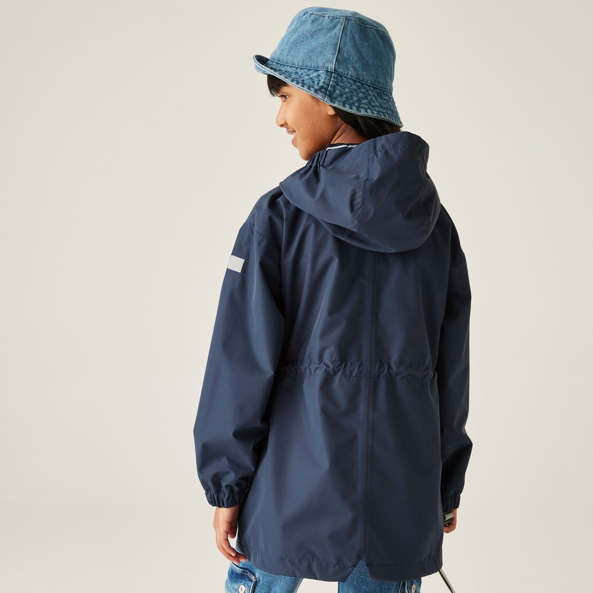 Kids' Ballina Waterpoof Jacket | Navy Navy White Stripe