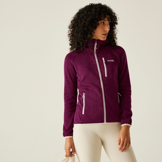 Women's Newhill II Hooded Fleece | Beaujolais Light Vanilla