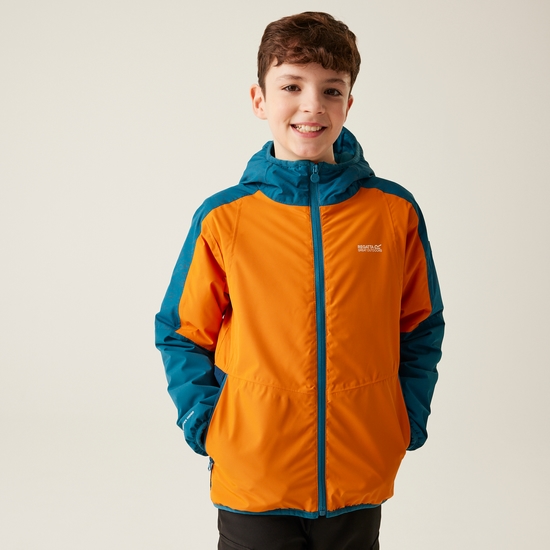 Kids' Volcanics VIII Reflective Jacket | Fox Moroccan Blue
