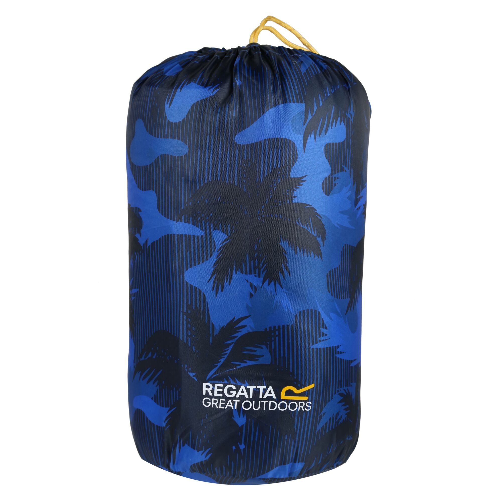 Maui Kids Polyester Lined Sleeping Bag | Oxford Blue Palm Tree