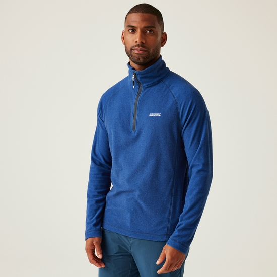 Men's Montes Lightweight Half Zip Fleece | Olympian Blue Navy