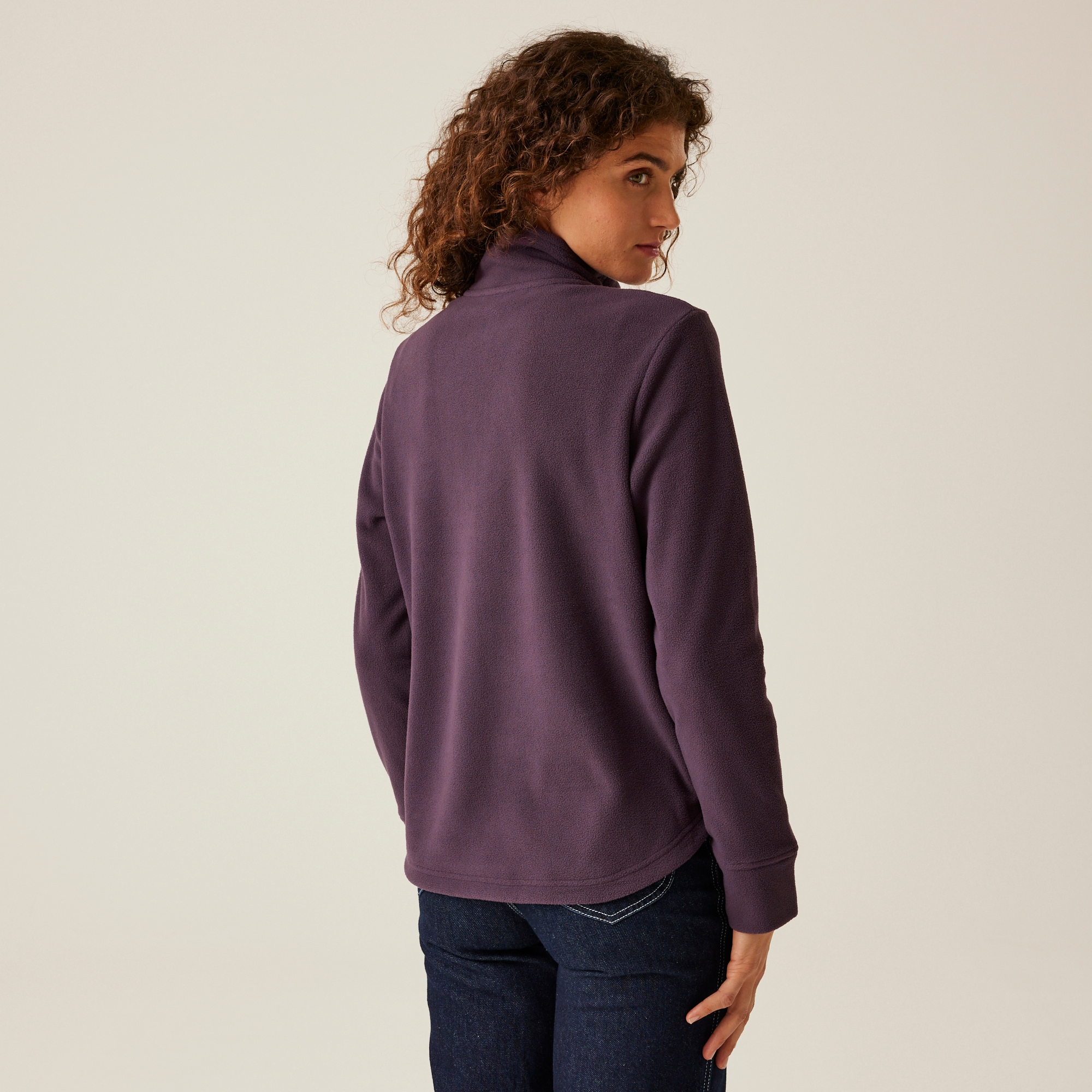 Women's Juliette Half Zip Fleece | Deep Plum