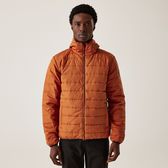 Men's Helfa Insulated Padded Jacket | Burnt Copper
