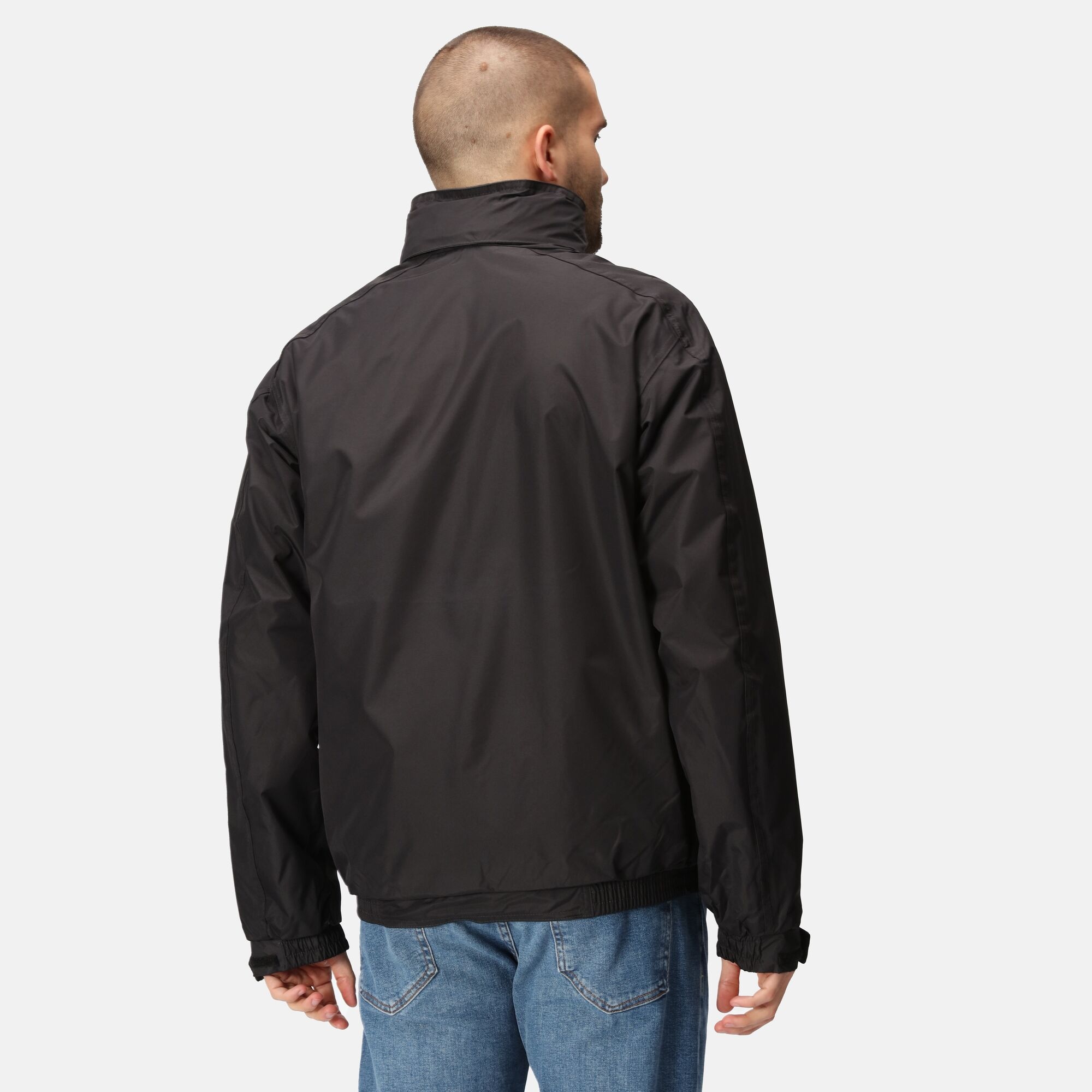 Men's Dover Fleece Lined Waterproof Insulated Bomber Jacket | Black