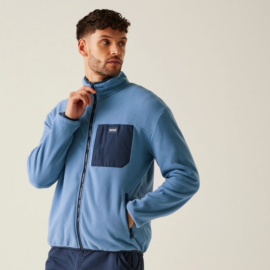 Men's Frankie Full Zip Fleece | Coronet Blue Navy