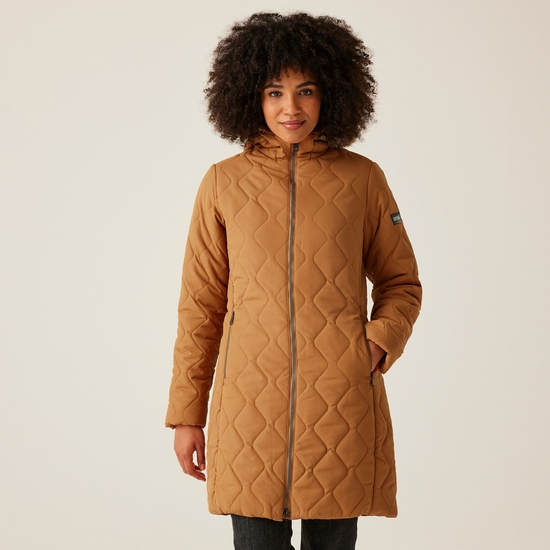 Women's Fritha III Insulated Parka Jacket | Bran Brown