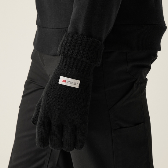 Men's Thinsulate Acrylic Gloves | Black