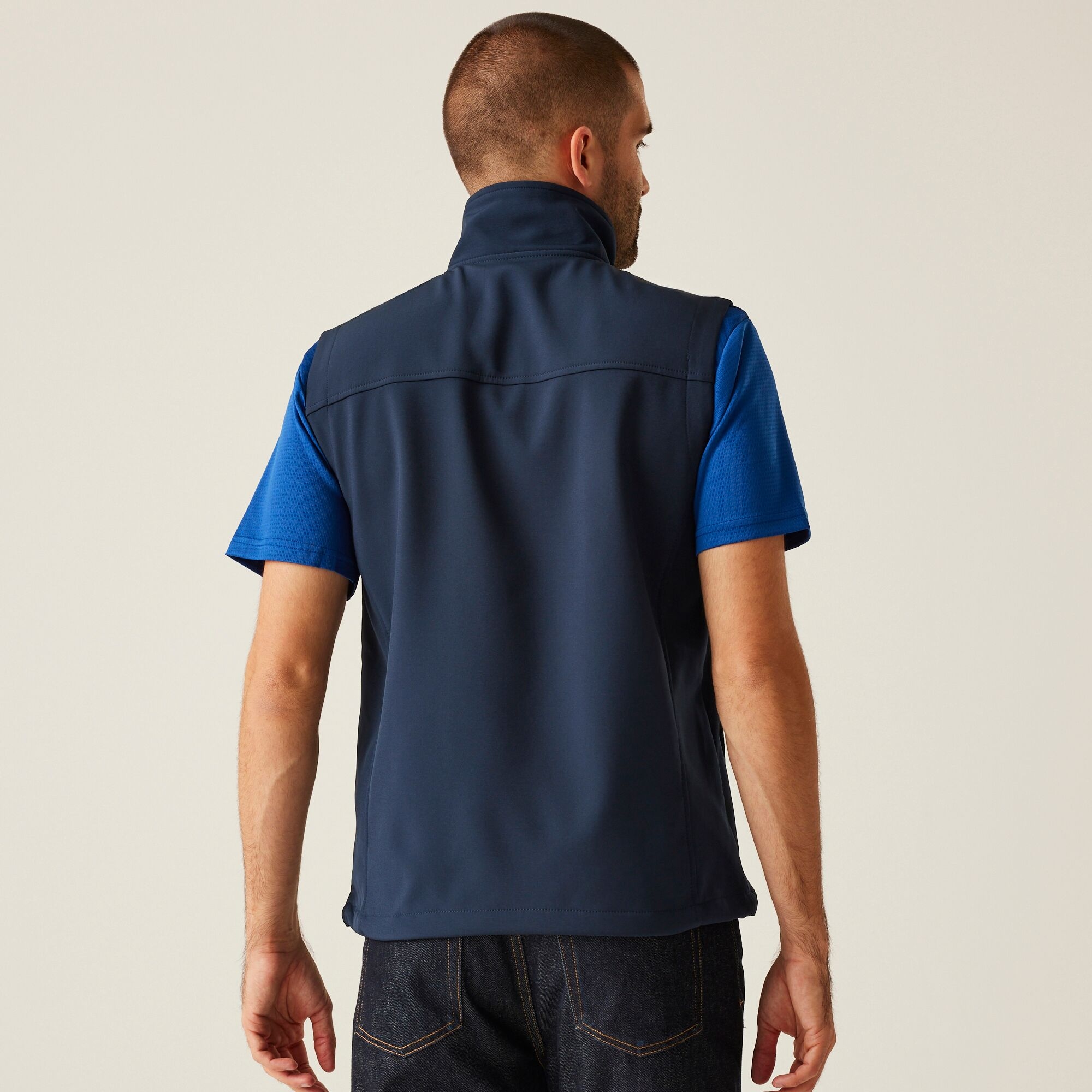 Men's Flux Softshell Bodywarmer | Navy