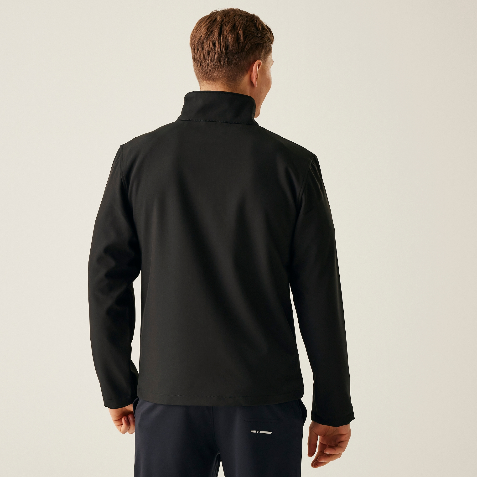 Men's Classic Printable Lightweight Softshell Jacket | Black