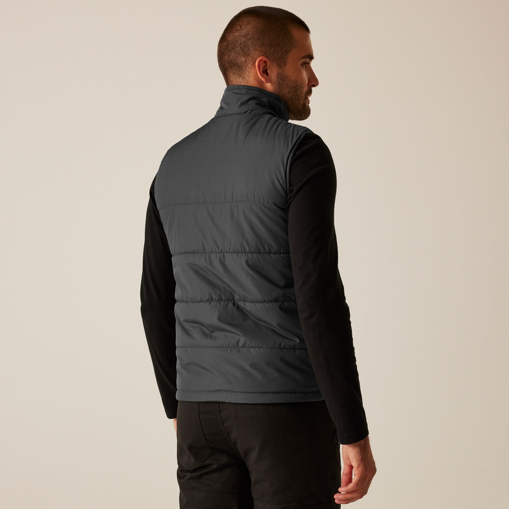 Men's Access Insulated Bodywarmer | Seal Grey Black